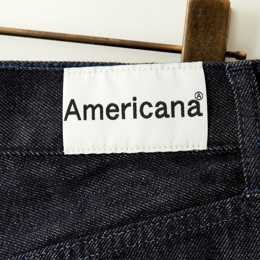 Americana × JEANS FACTORY [アメリカーナ × ジーンズファクトリー] 別注 カットオフデニムミニスカート [ASO-721-JF] ﾈｲﾋﾞｰ