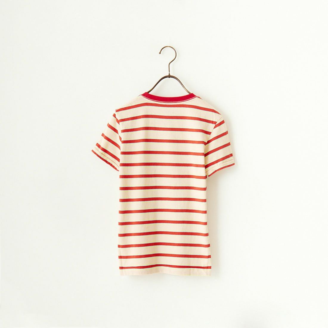 HOLIDAY [ホリデイ] スーパーファイン ショートスリーブボーダーTシャツ [24101107] BEIGE