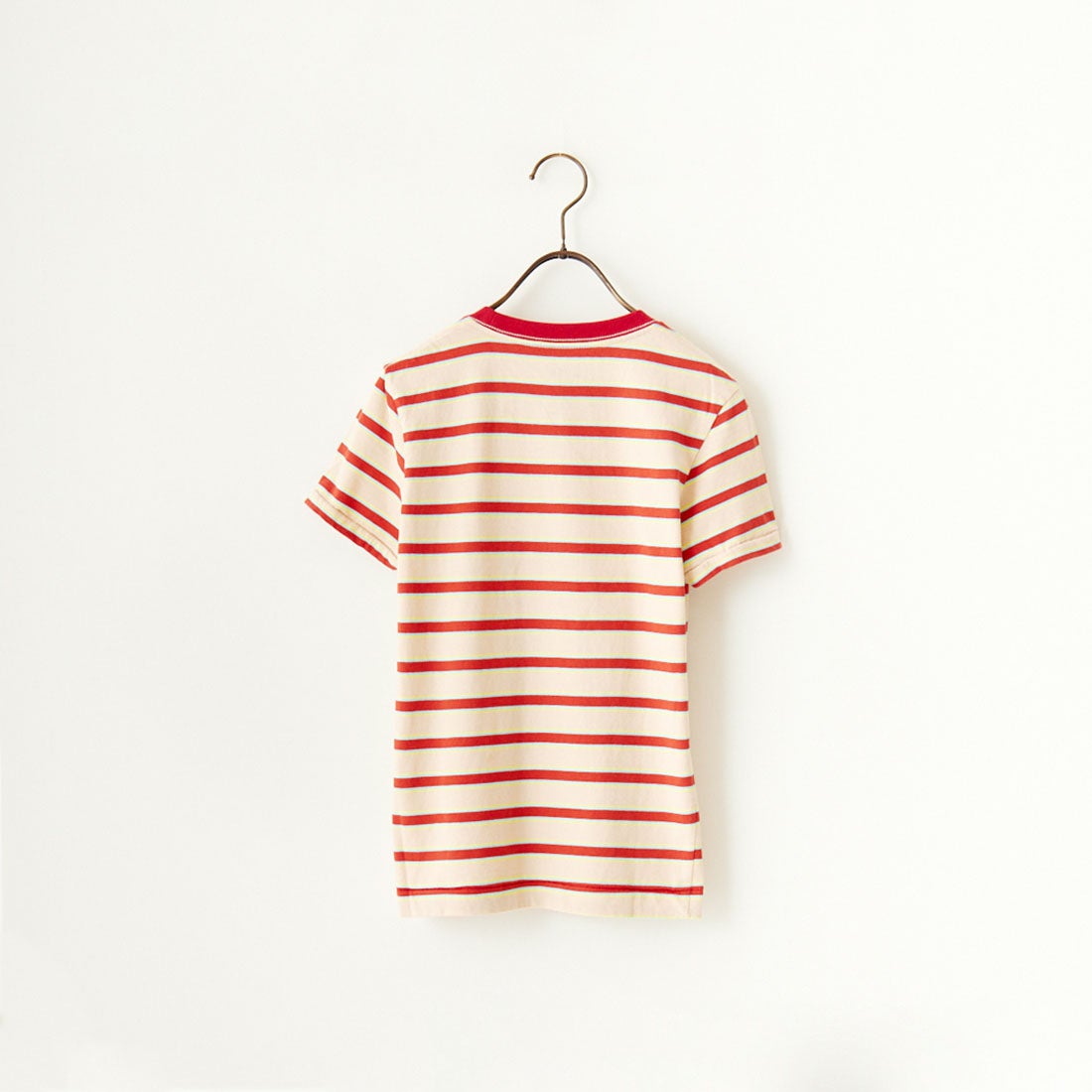 HOLIDAY [ホリデイ] スーパーファイン ショートスリーブボーダーTシャツ [24101107] BEIGE