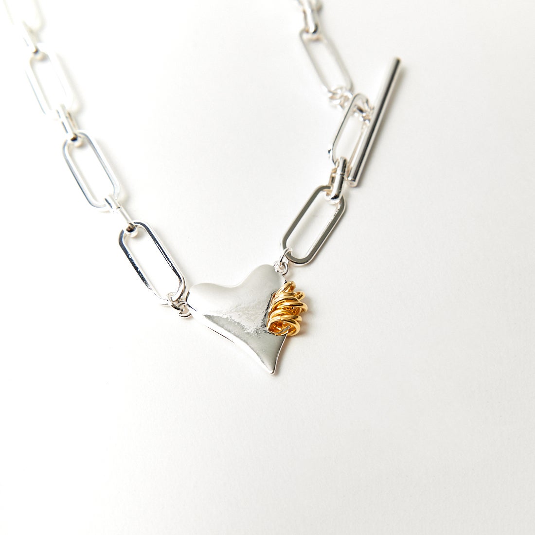 LAPUIS [ラピュイ] Coil Heartチョーカー [233-220104] ﾏﾙﾁ