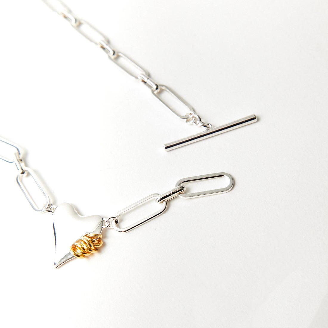 LAPUIS [ラピュイ] Coil Heartチョーカー [233-220104] ﾏﾙﾁ