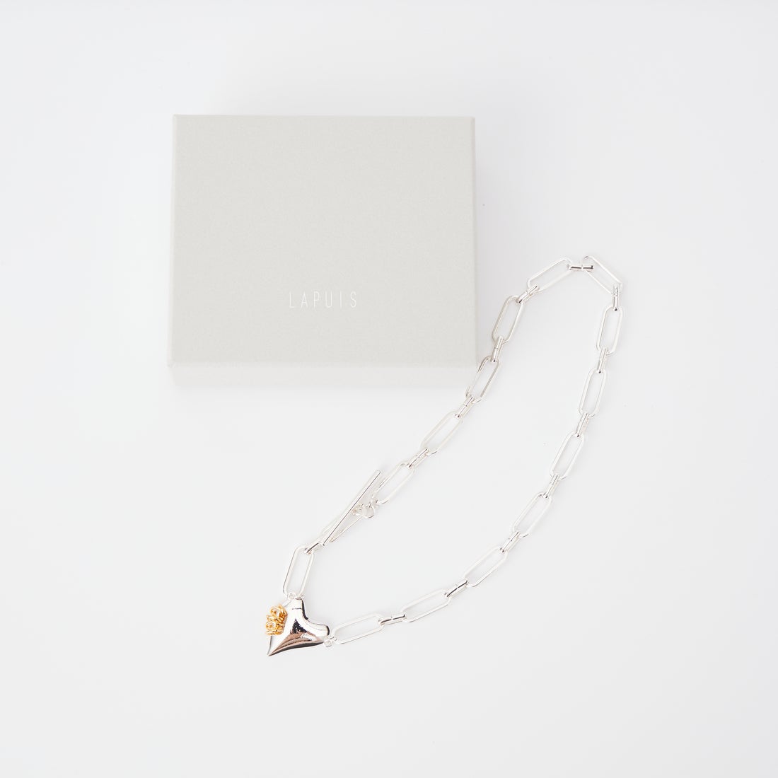 LAPUIS [ラピュイ] Coil Heartチョーカー [233-220104] ﾏﾙﾁ