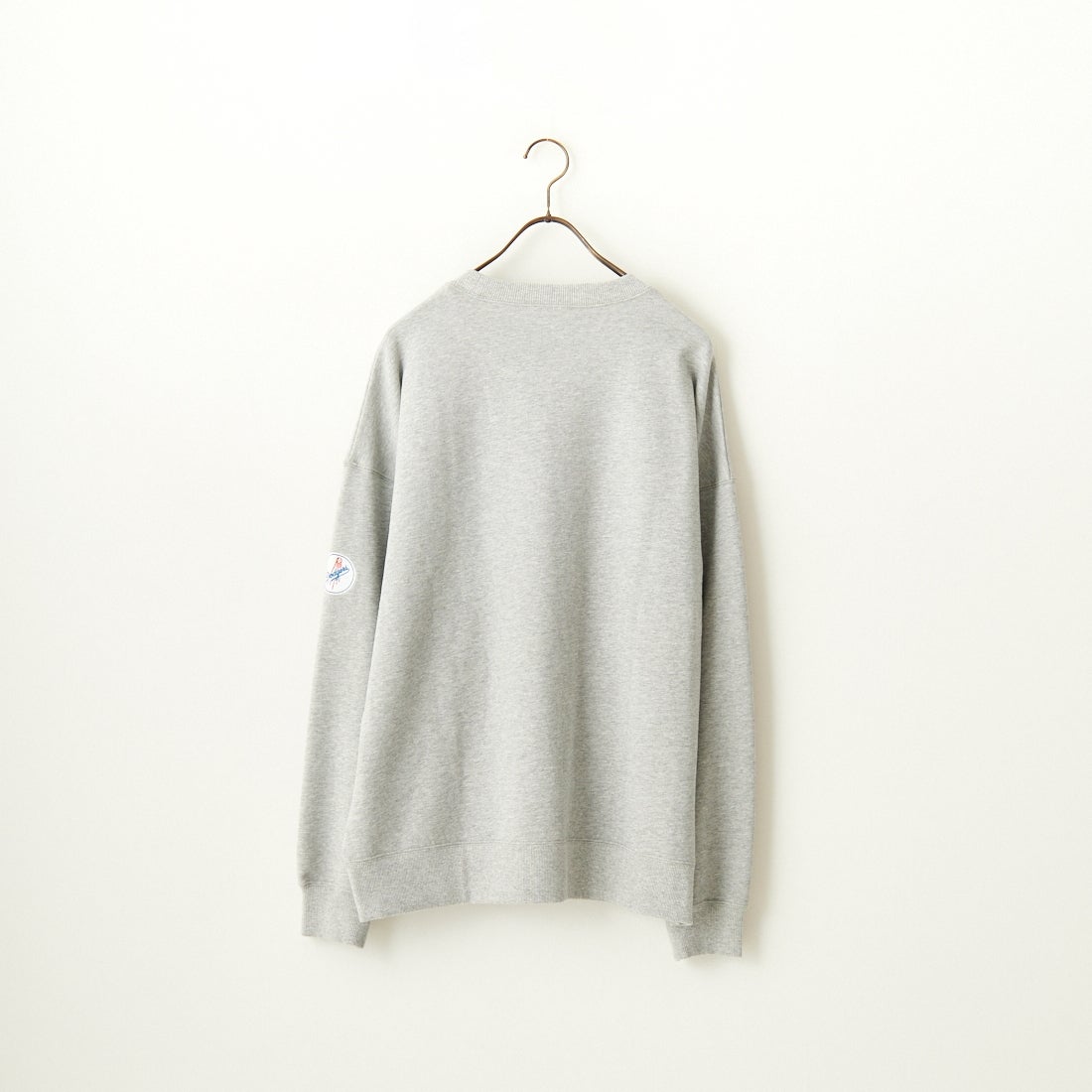 Fanatics [ファナティクス] 別注 MLBロゴ刺繍 クルーネックスウェット [OT0524FW0002-JF] GRY LA