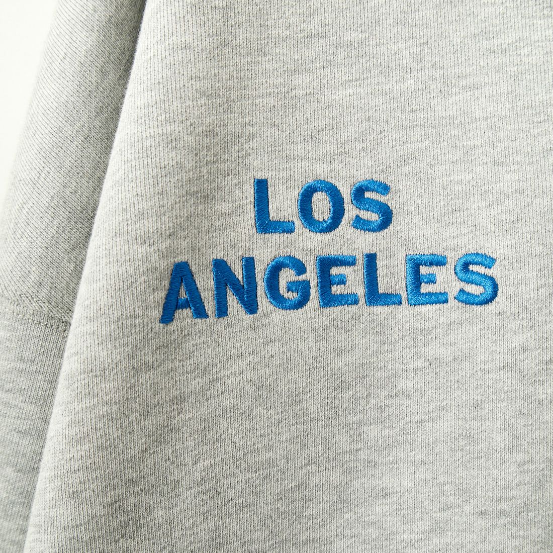 Fanatics [ファナティクス] 別注 MLBロゴ刺繍 クルーネックスウェット [OT0524FW0002-JF] GRY LA