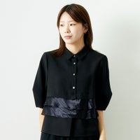 BLACK&&モデル身長：167cm 着用サイズ：F&&