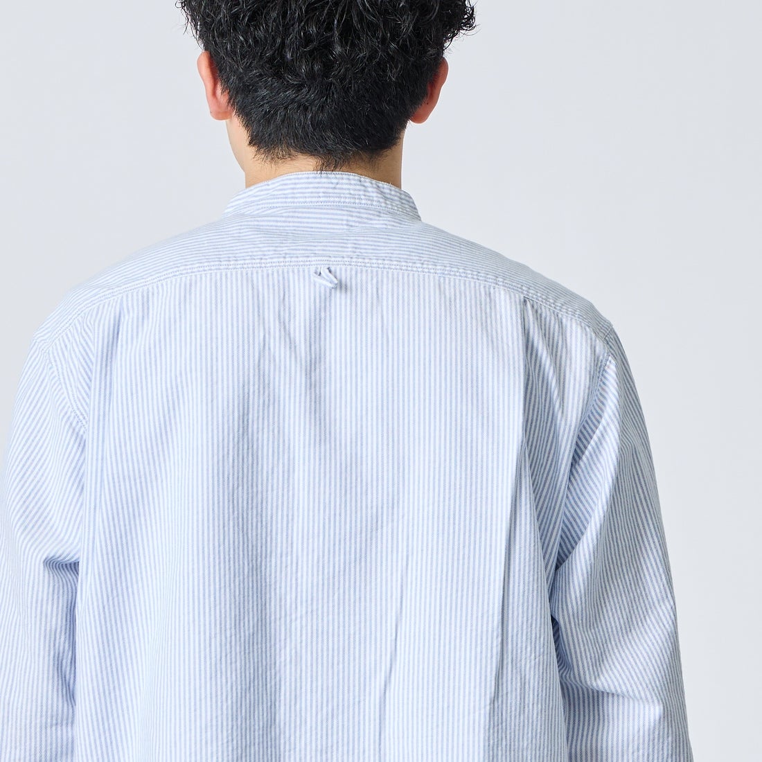 DANTON [ダントン] オックスフォード バンドカラーシャツ [DT-B0280OXP] SAX/WHT ST