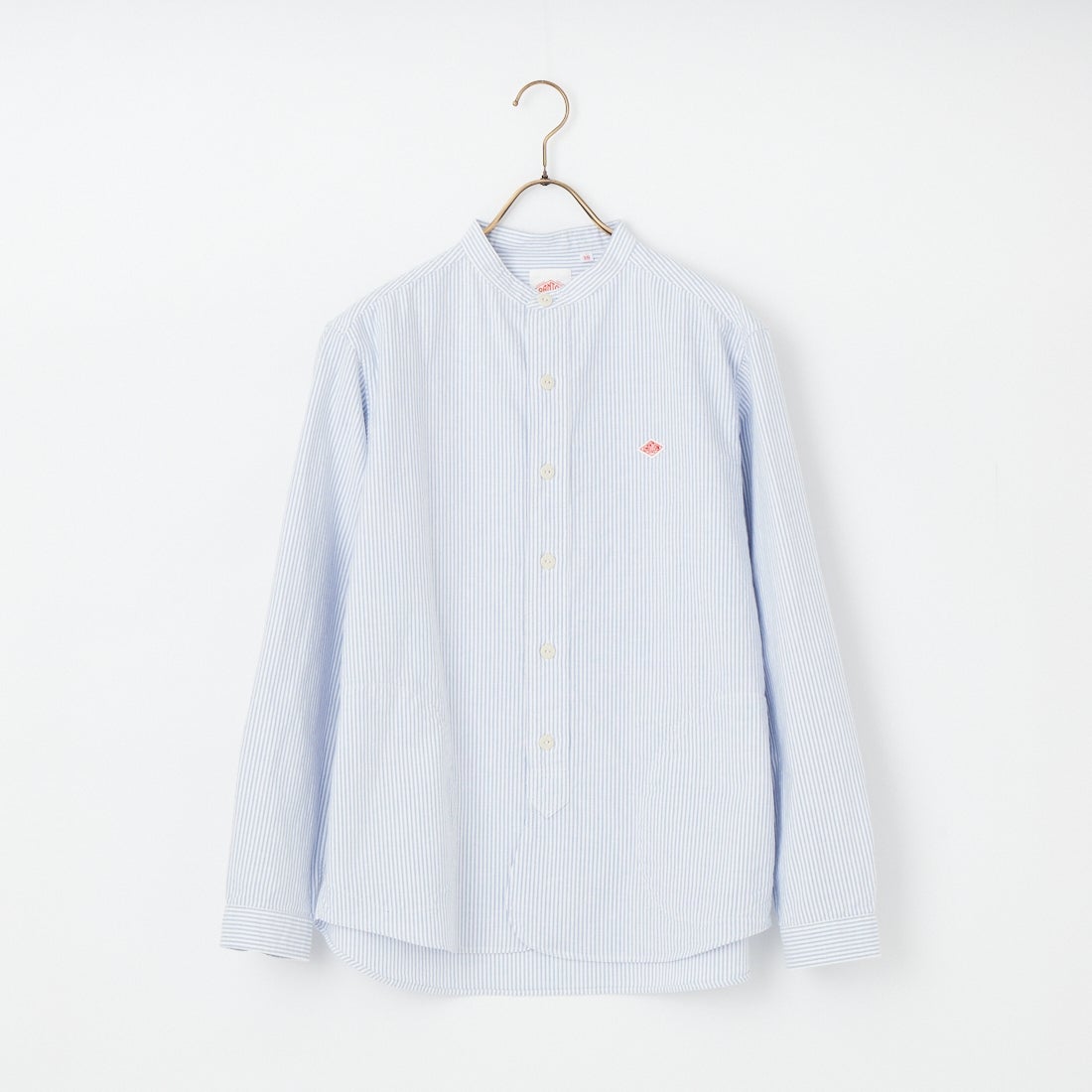 DANTON [ダントン] オックスフォード バンドカラーシャツ [DT-B0280OXP] SAX/WHT ST