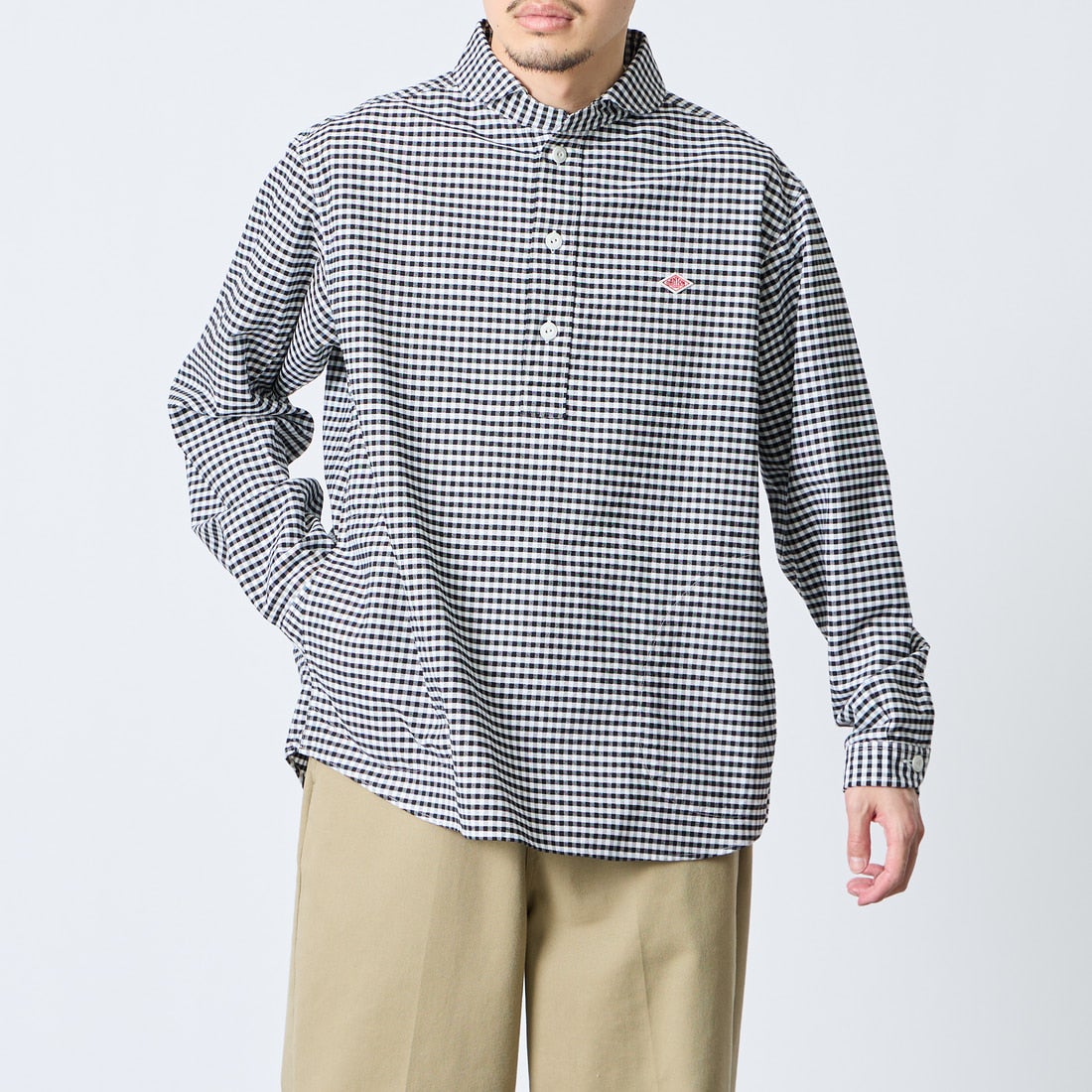 BK/WH GNGM&&モデル身長：168cm 着用サイズ：42&&