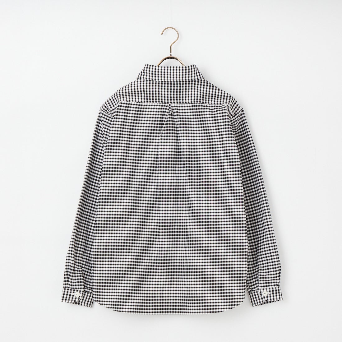 DANTON [ダントン] オックスフォード ラウンドカラーシャツ [DT-B0282OXP] BK/WH GNGM