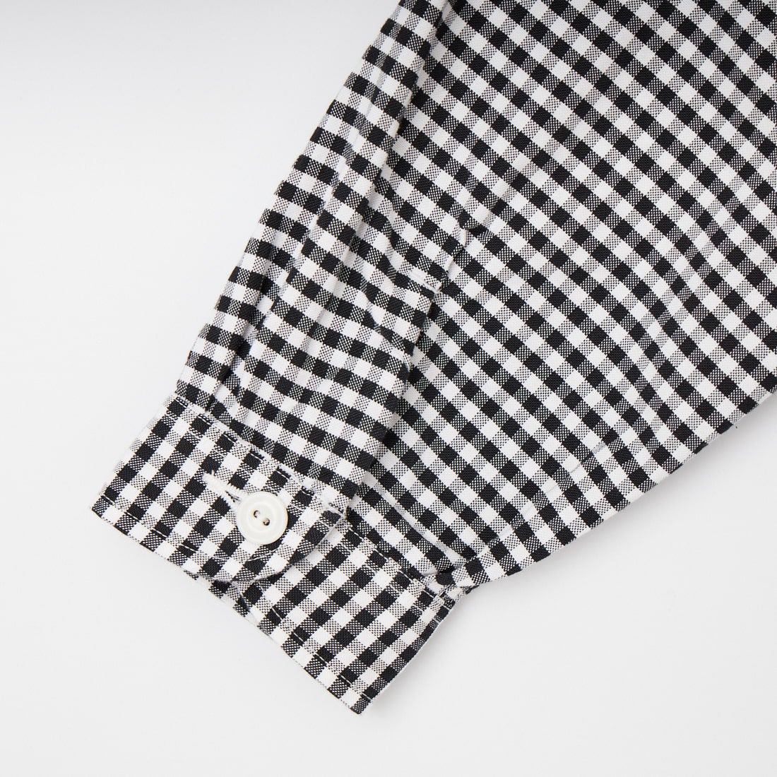 DANTON [ダントン] オックスフォード ラウンドカラーシャツ [DT-B0282OXP] BK/WH GNGM