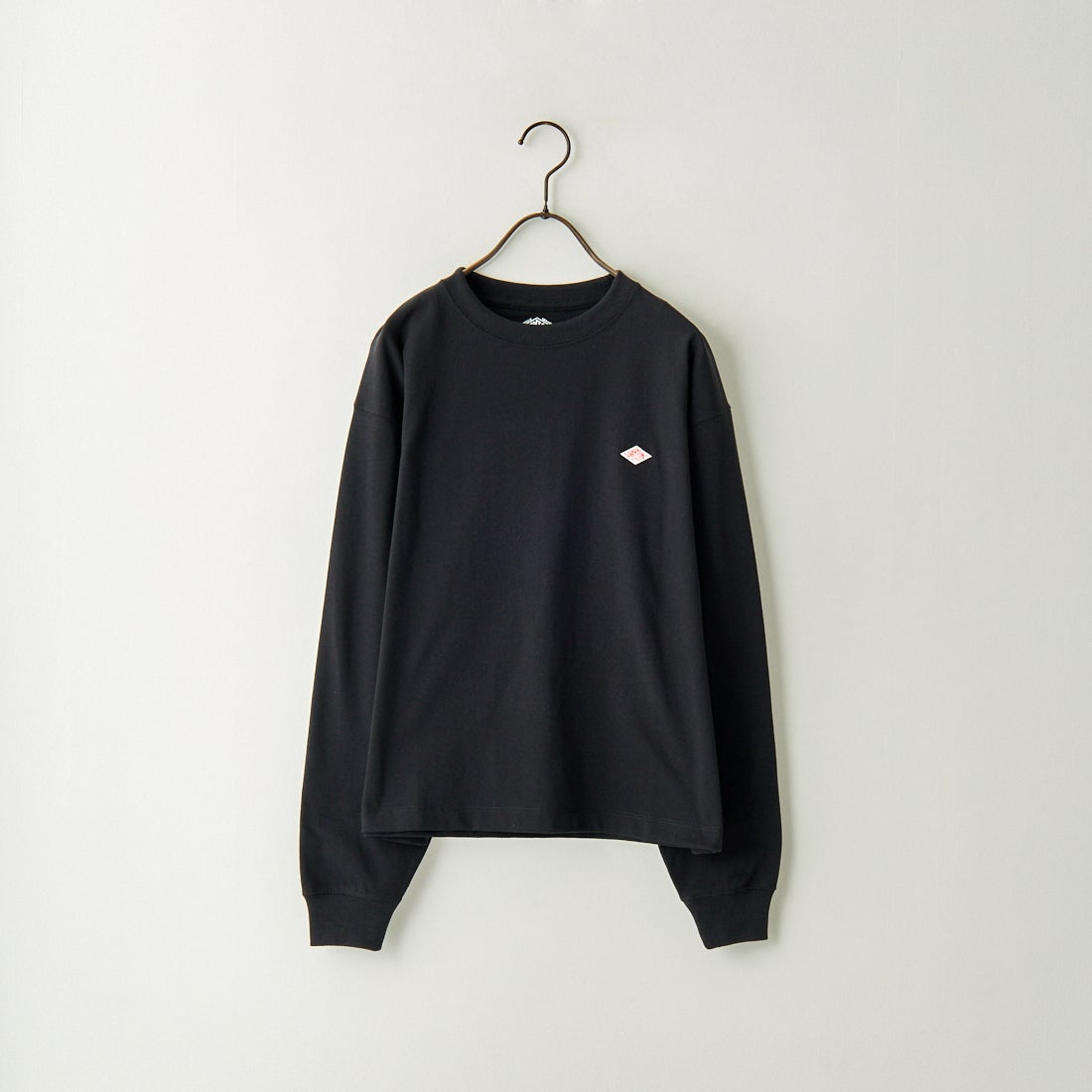 DANTON [ダントン] プレーン ロングスリーブTシャツ [DT-C0200TCB] BLACK