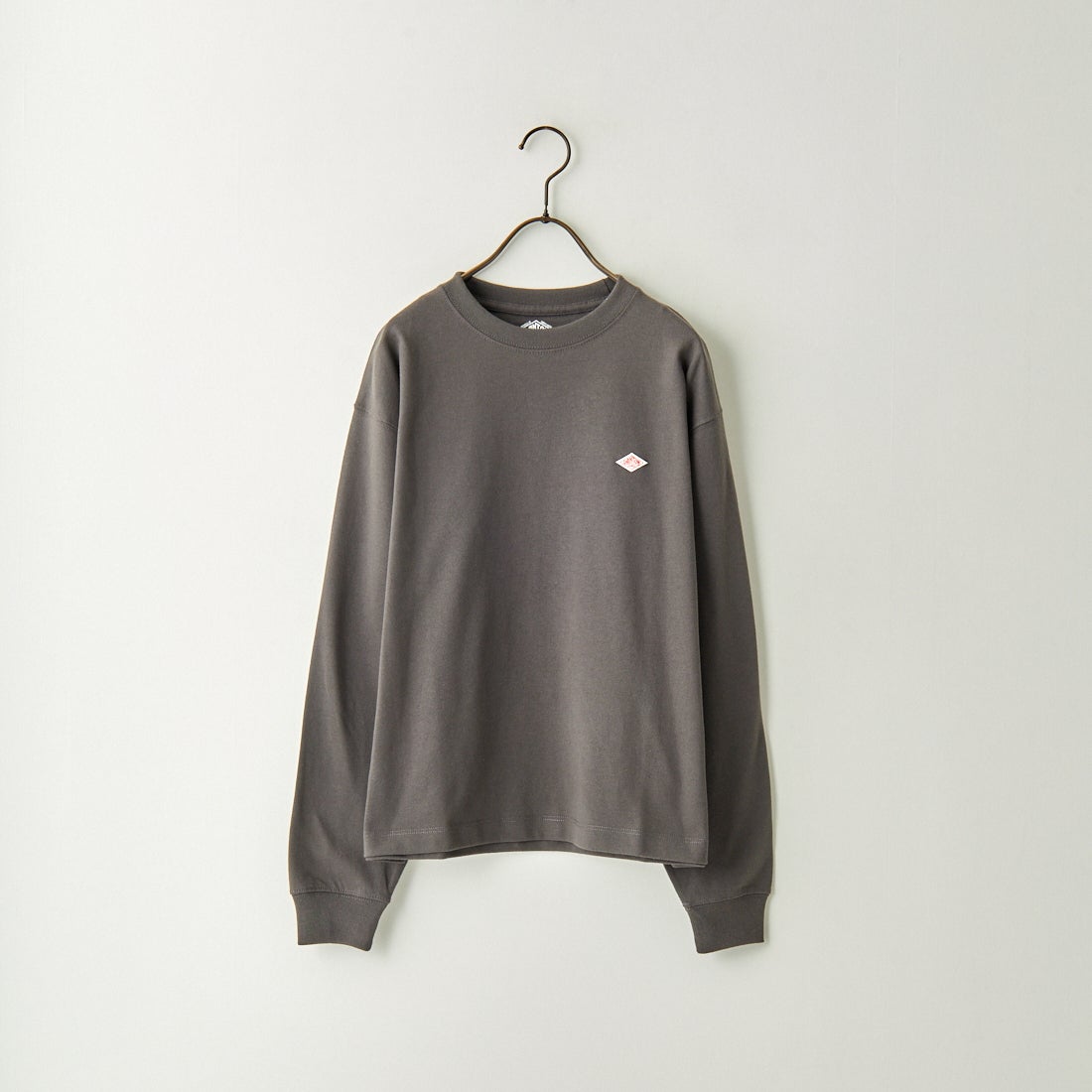 DANTON [ダントン] プレーン ロングスリーブTシャツ [DT-C0200TCB] COAL GREY
