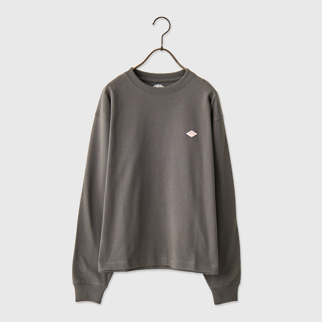 DANTON [ダントン] プレーン ロングスリーブTシャツ [DT-C0200TCB] COAL GREY