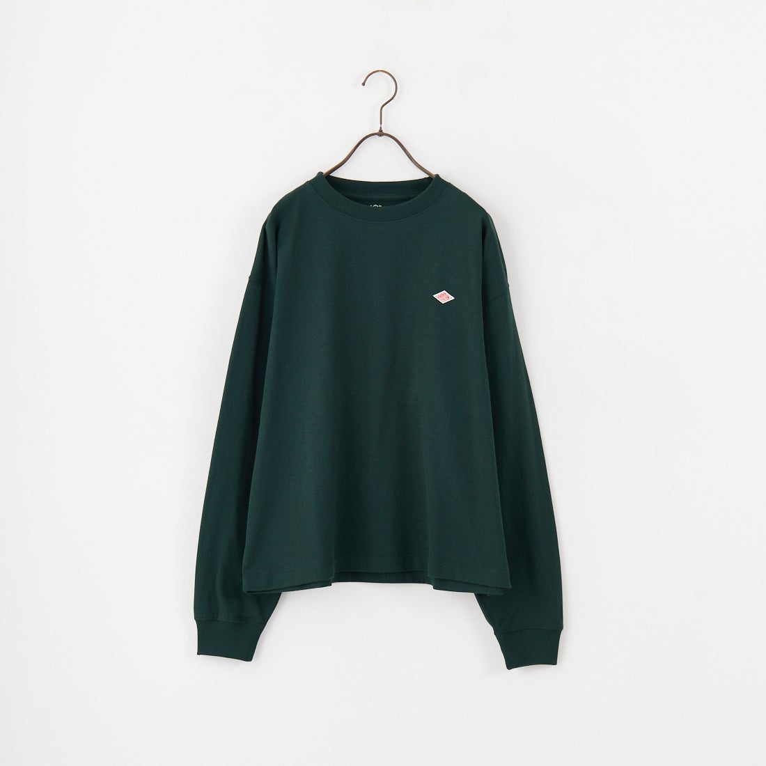DANTON [ダントン] プレーン ロングスリーブTシャツ [DT-C0200TCB] DARK GREEN