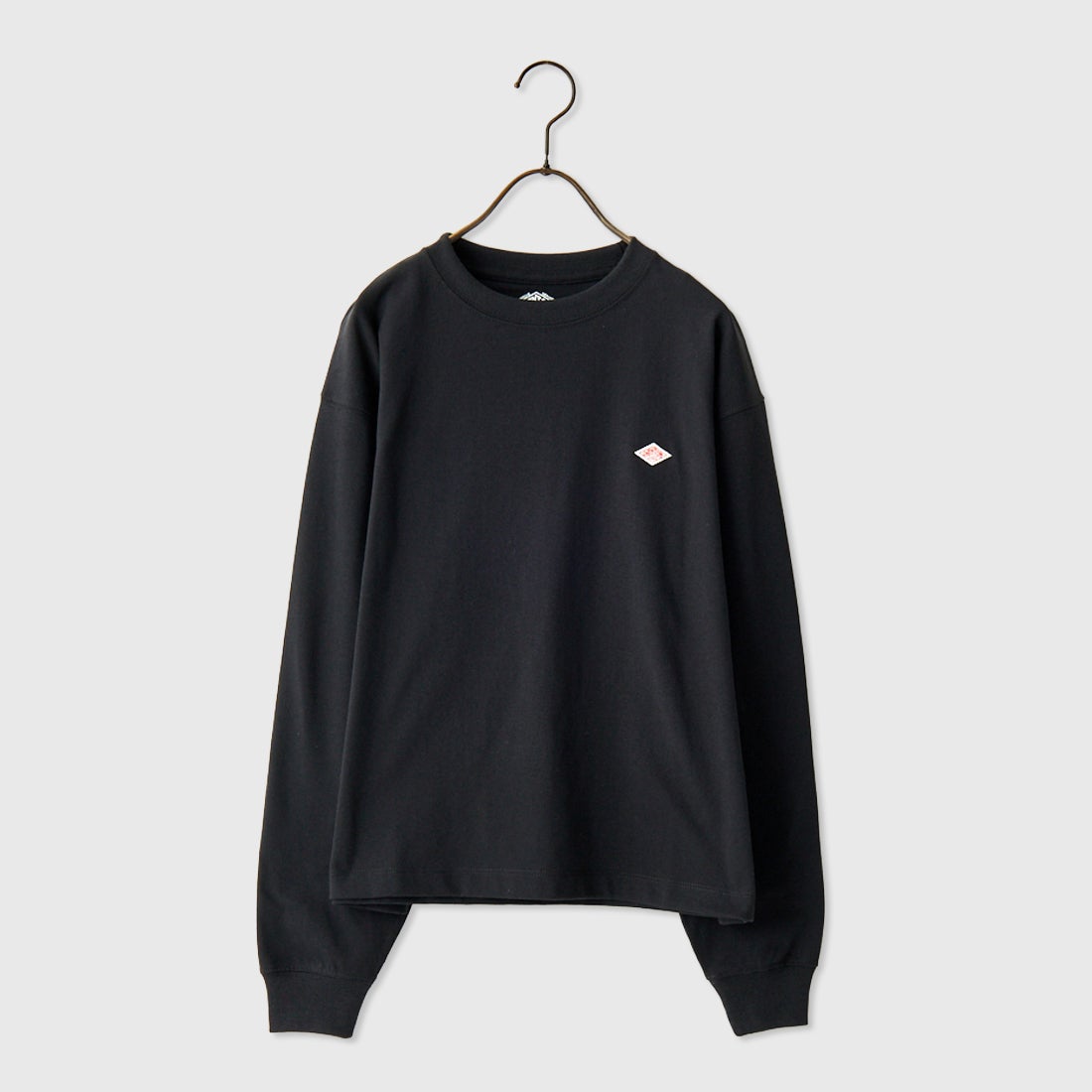 DANTON [ダントン] プレーン ロングスリーブTシャツ [DT-C0200TCB] BLACK