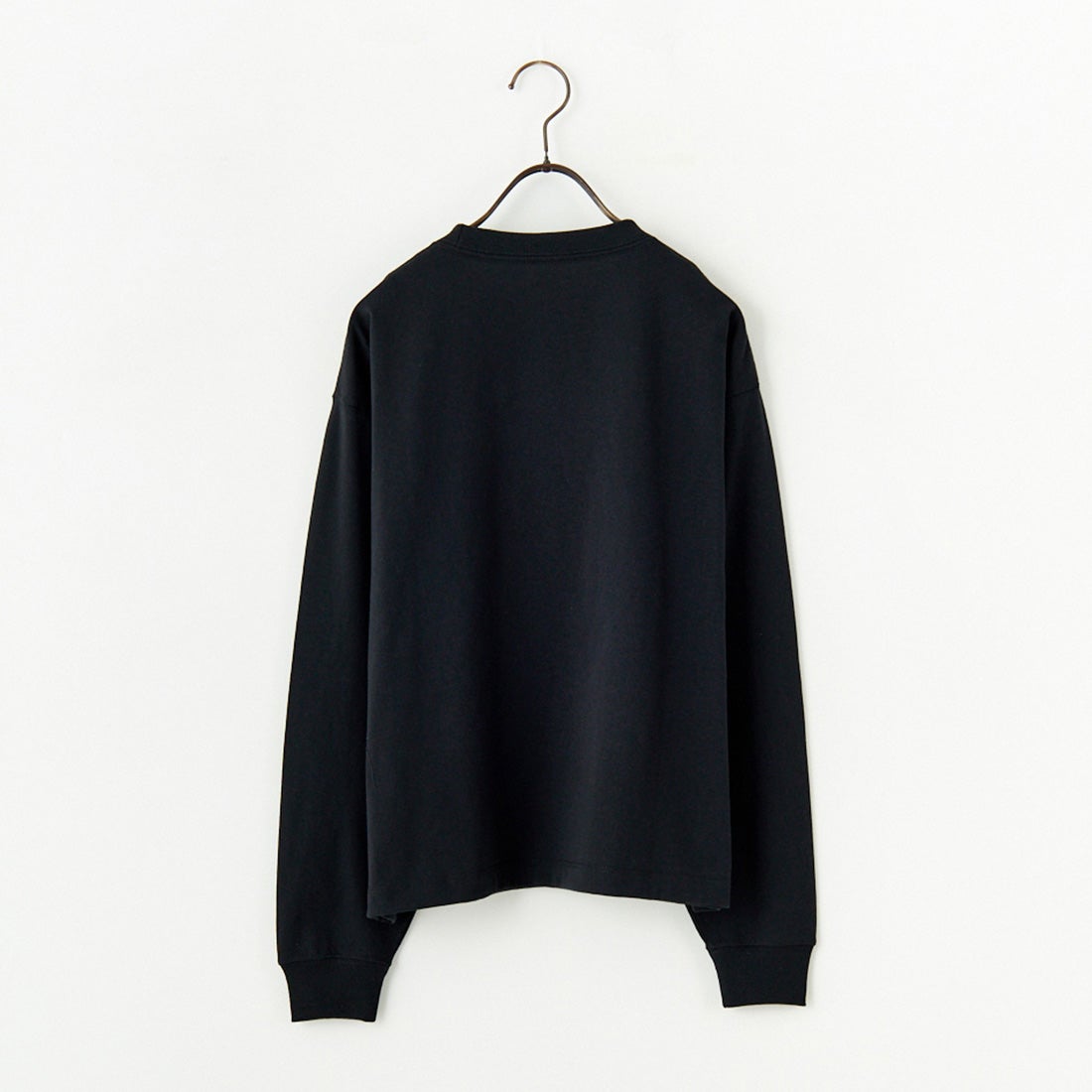 DANTON [ダントン] プレーン ロングスリーブTシャツ [DT-C0200TCB] BLACK