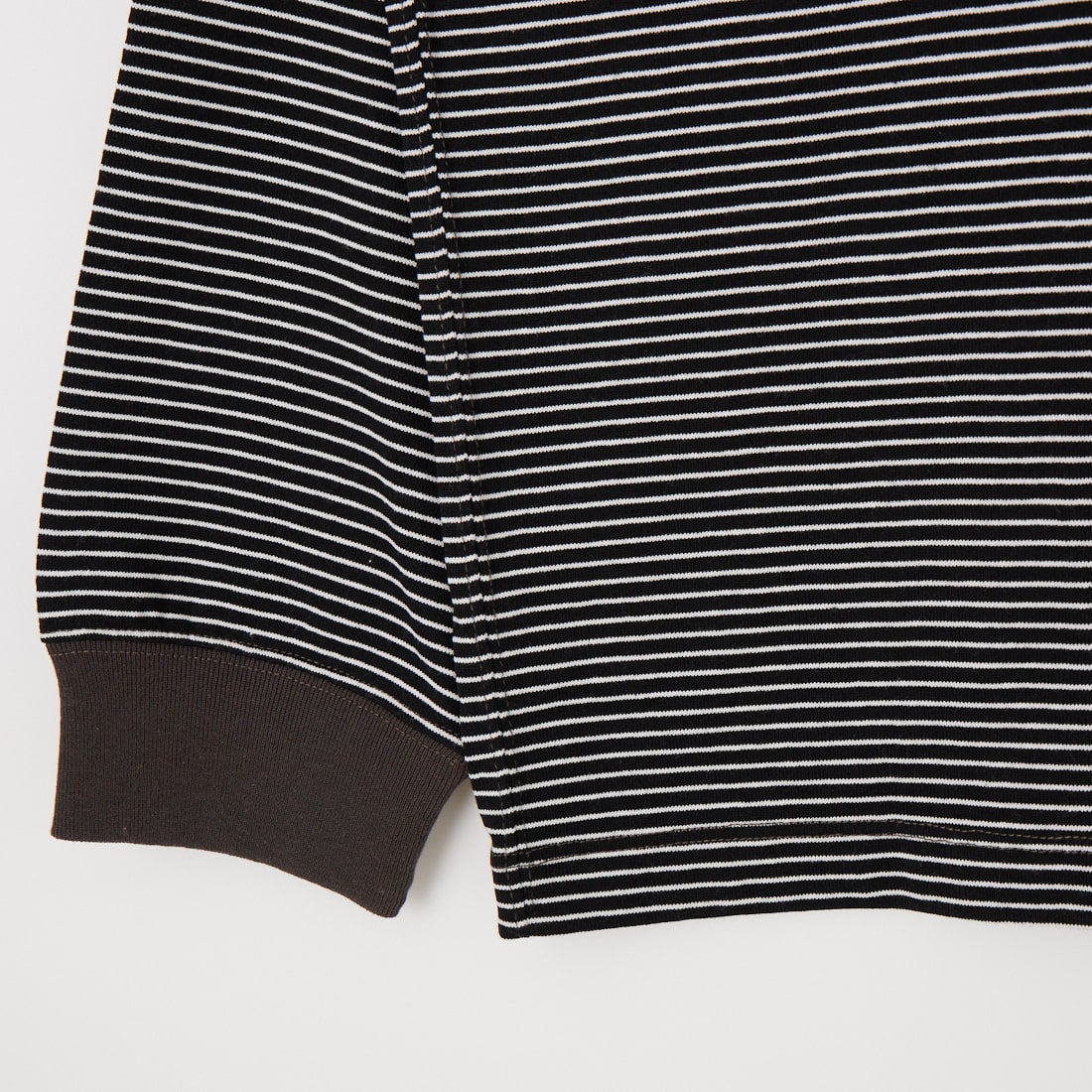 DANTON [ダントン] ストライプ ロングスリーブTシャツ [DT-C0200TCB] BLACK/WHIT