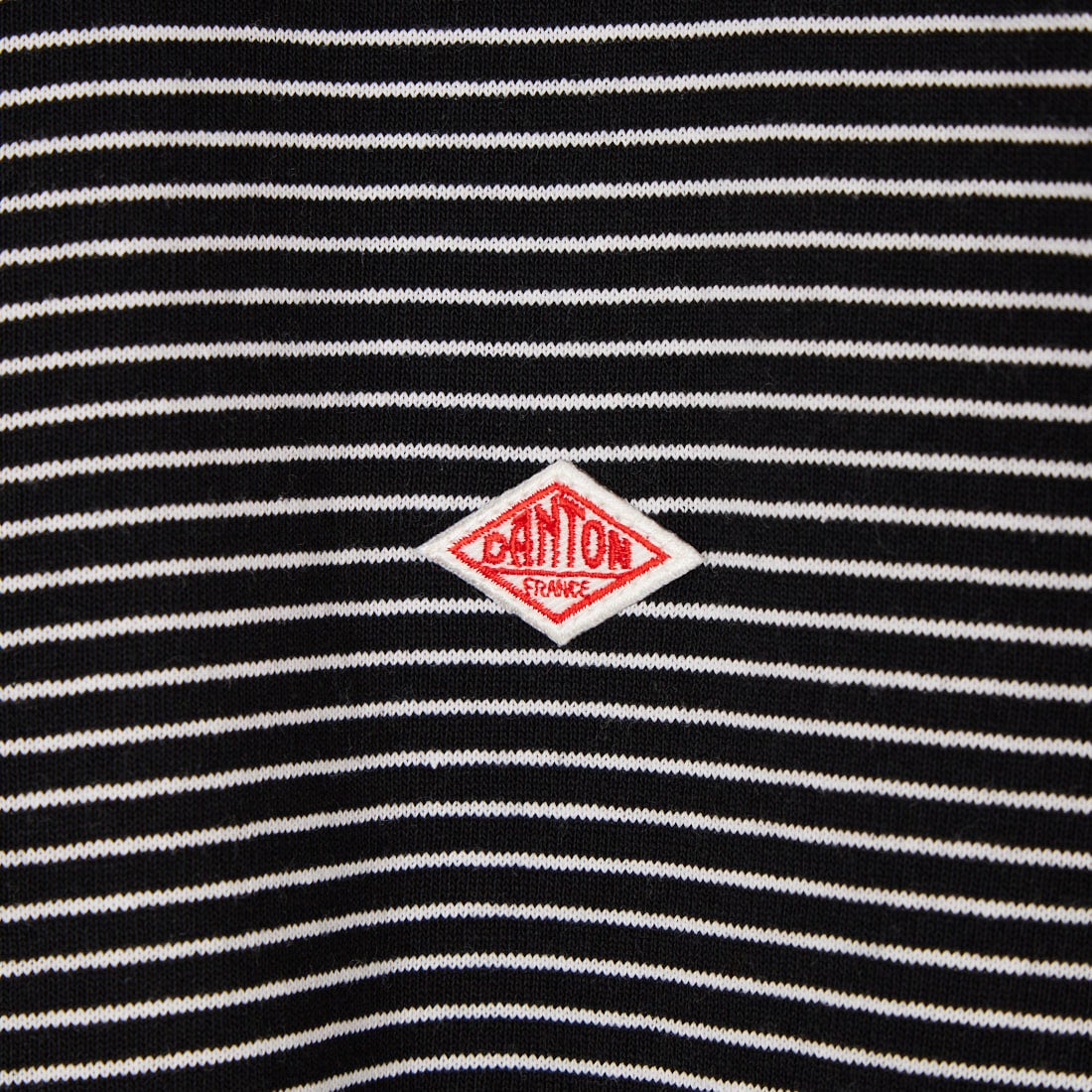 DANTON [ダントン] ストライプ ロングスリーブTシャツ [DT-C0200TCB] BLACK/WHIT