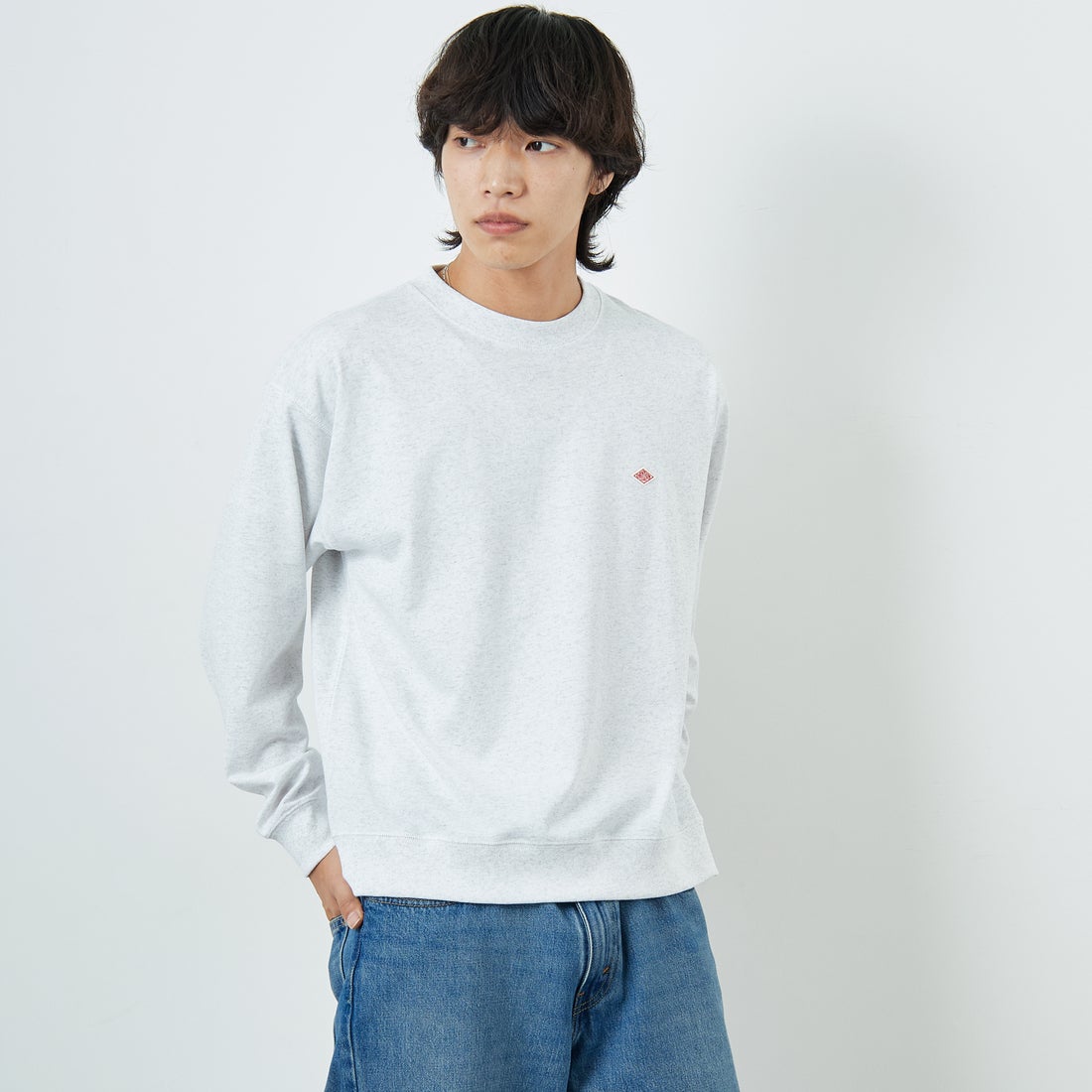 DANTON [ダントン] ソリッド スウェットTシャツ [DT-C0204TCB