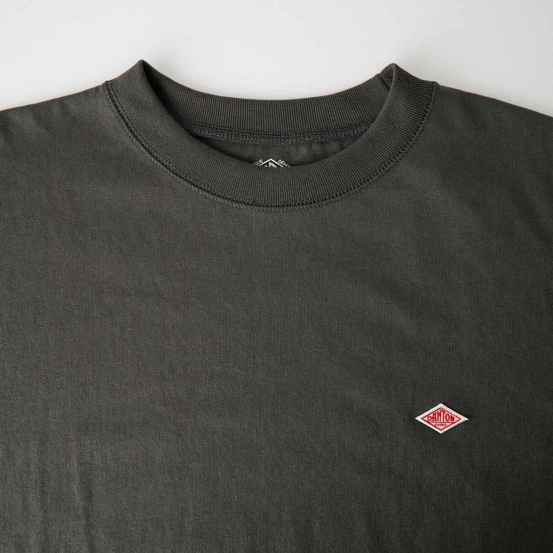 DANTON [ダントン] ソリッド スウェットTシャツ [DT-C0204TCB] COAL GREY