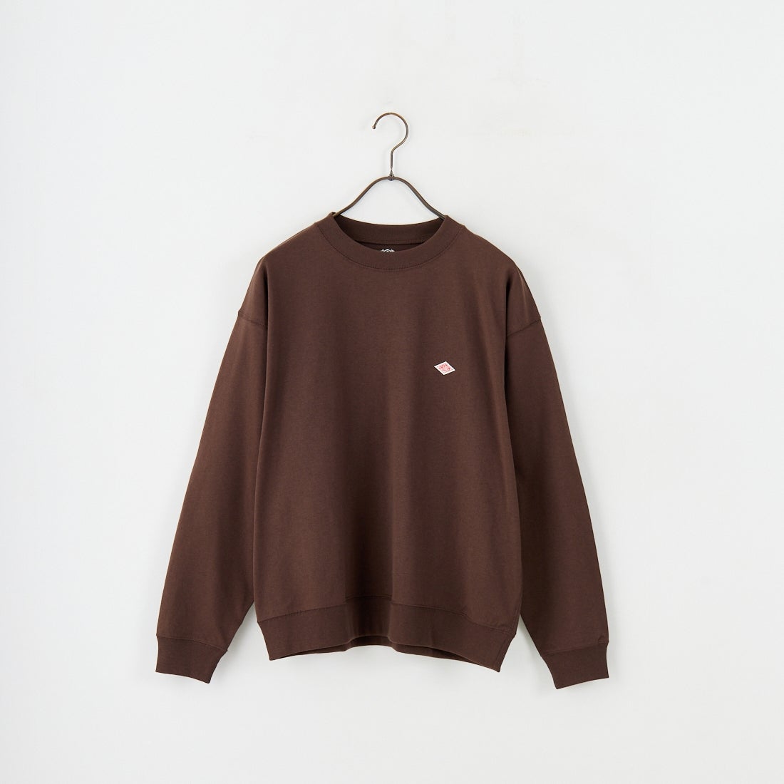 DANTON [ダントン] ソリッド スウェットTシャツ [DT-C0204TCB] DARK BROWN