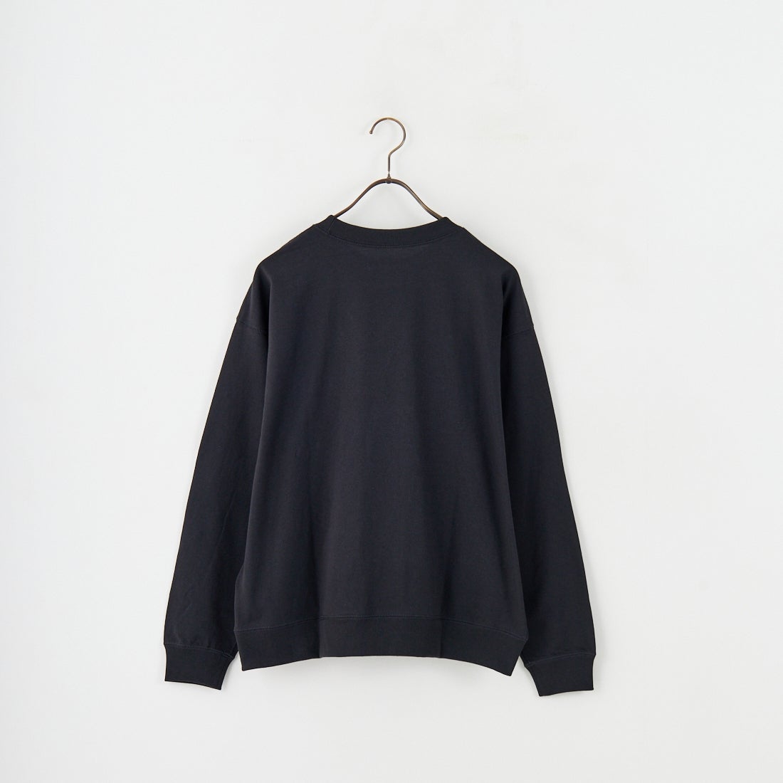 DANTON [ダントン] ソリッド スウェットTシャツ [DT-C0204TCB] BLACK