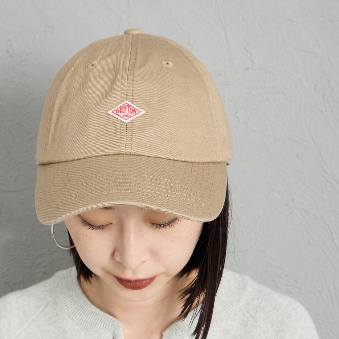 DANTON [ダントン] コットンツイル6パネルキャップ [DT-H0227TKC] BEIGE