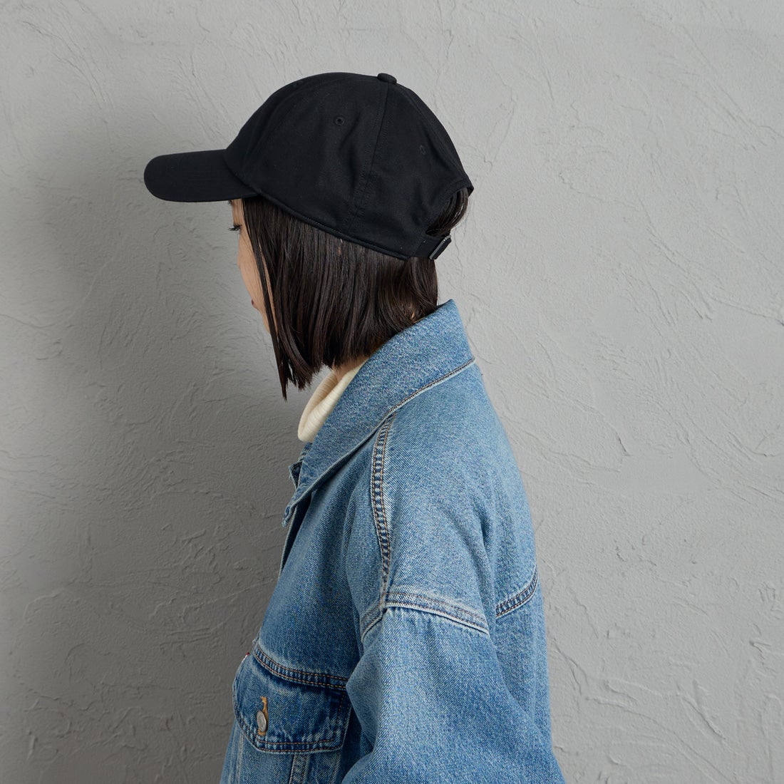 DANTON [ダントン] コットンツイル6パネルキャップ [DT-H0227TKC] BLACK