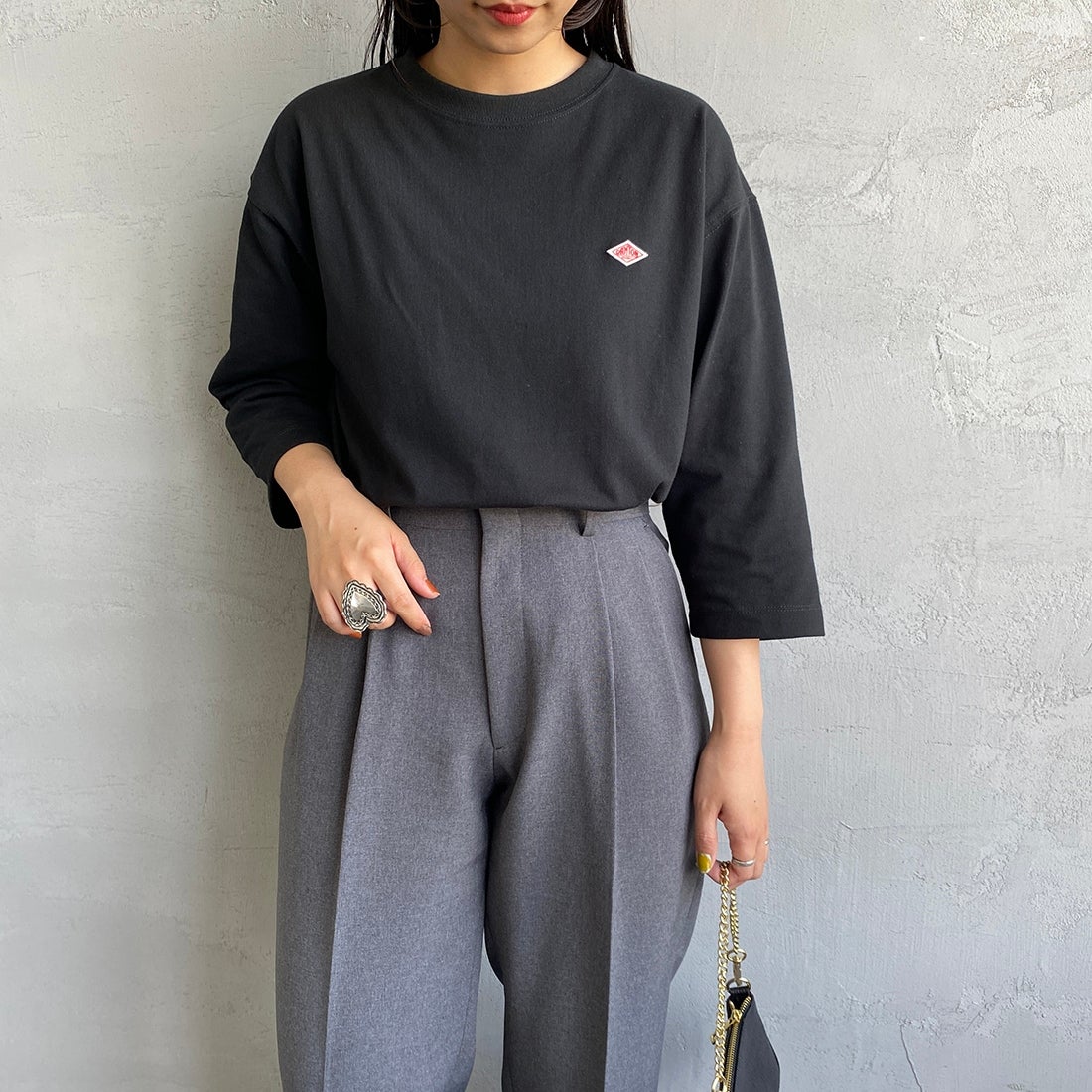 BLACK&&モデル身長：156cm 着用サイズ：S&&