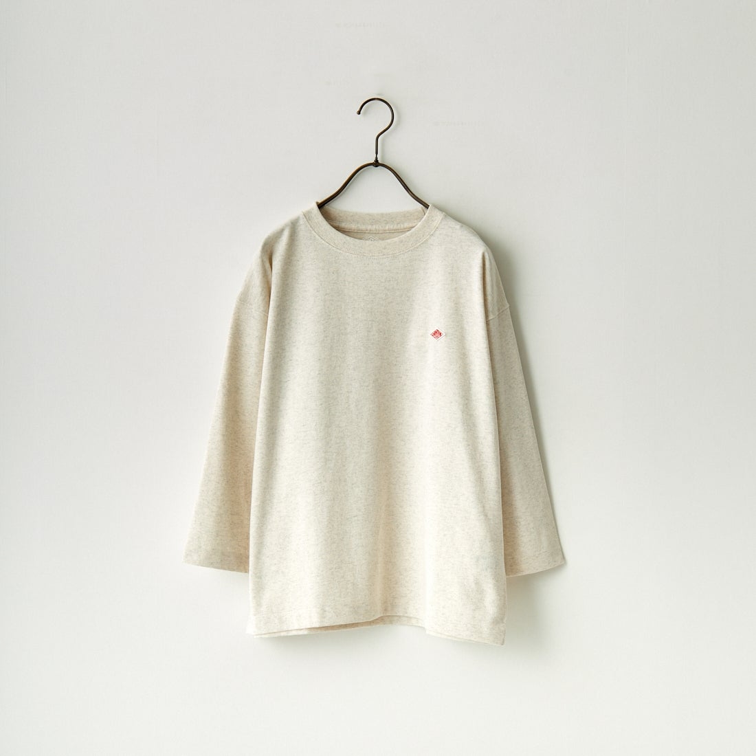 DANTON [ダントン] ソリッド クルーネックプルオーバー [DT-C0131TCB] H.IVORY