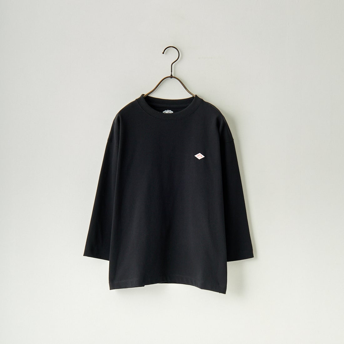 DANTON [ダントン] ソリッド クルーネックプルオーバー [DT-C0131TCB] BLACK