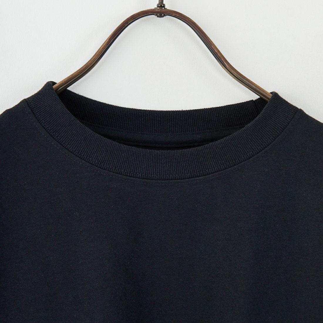 DANTON [ダントン] ソリッド クルーネックプルオーバー [DT-C0131TCB] BLACK