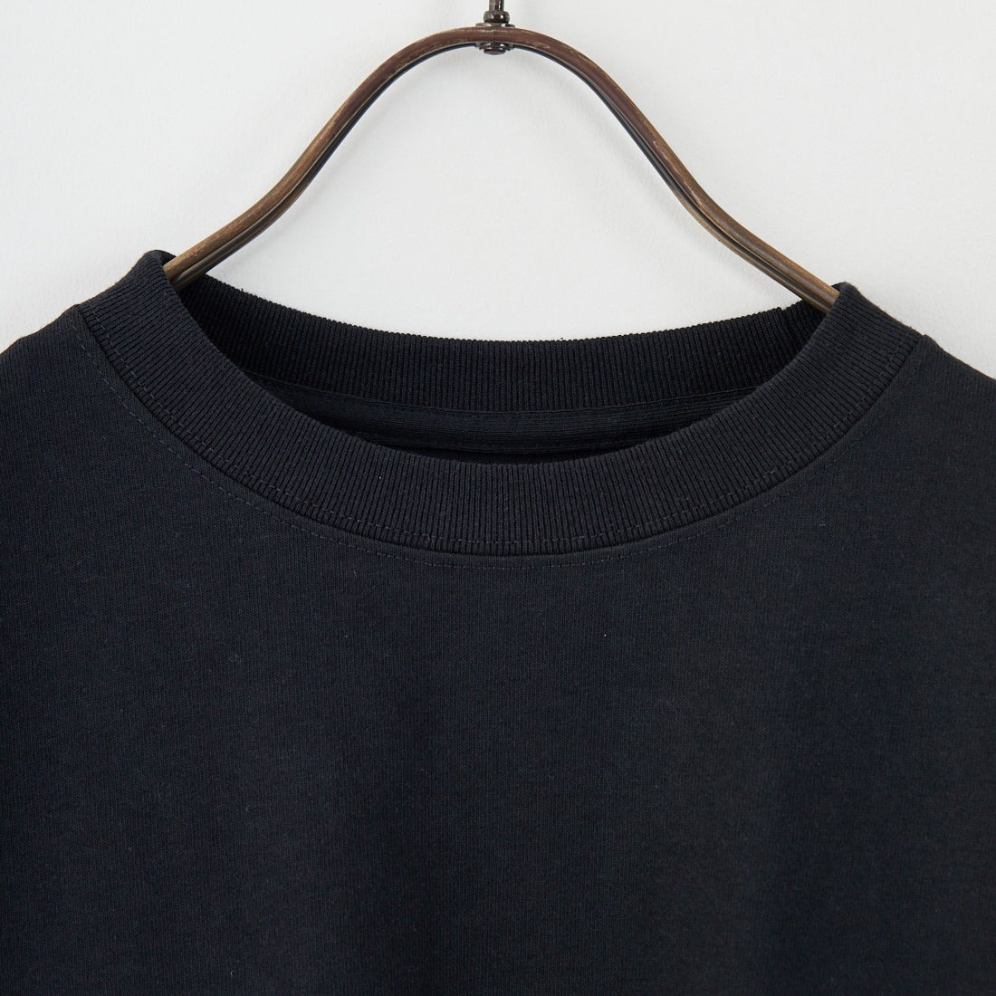 DANTON [ダントン] ソリッド クルーネックプルオーバー [DT-C0131TCB] BLACK