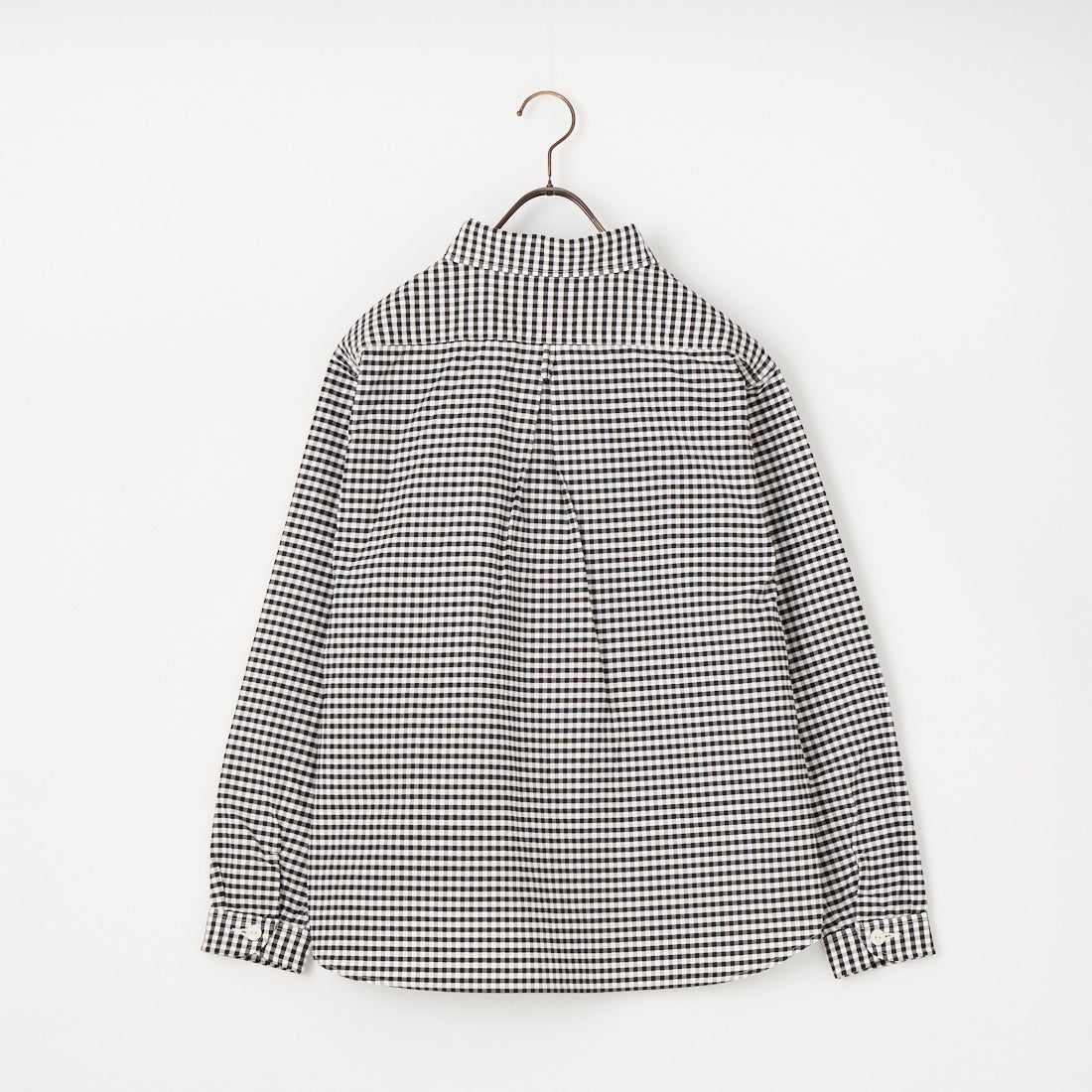 DANTON [ダントン] ラウンドカラー オックスフォードシャツ [DT-B0281OXP] BLK/WHT GN