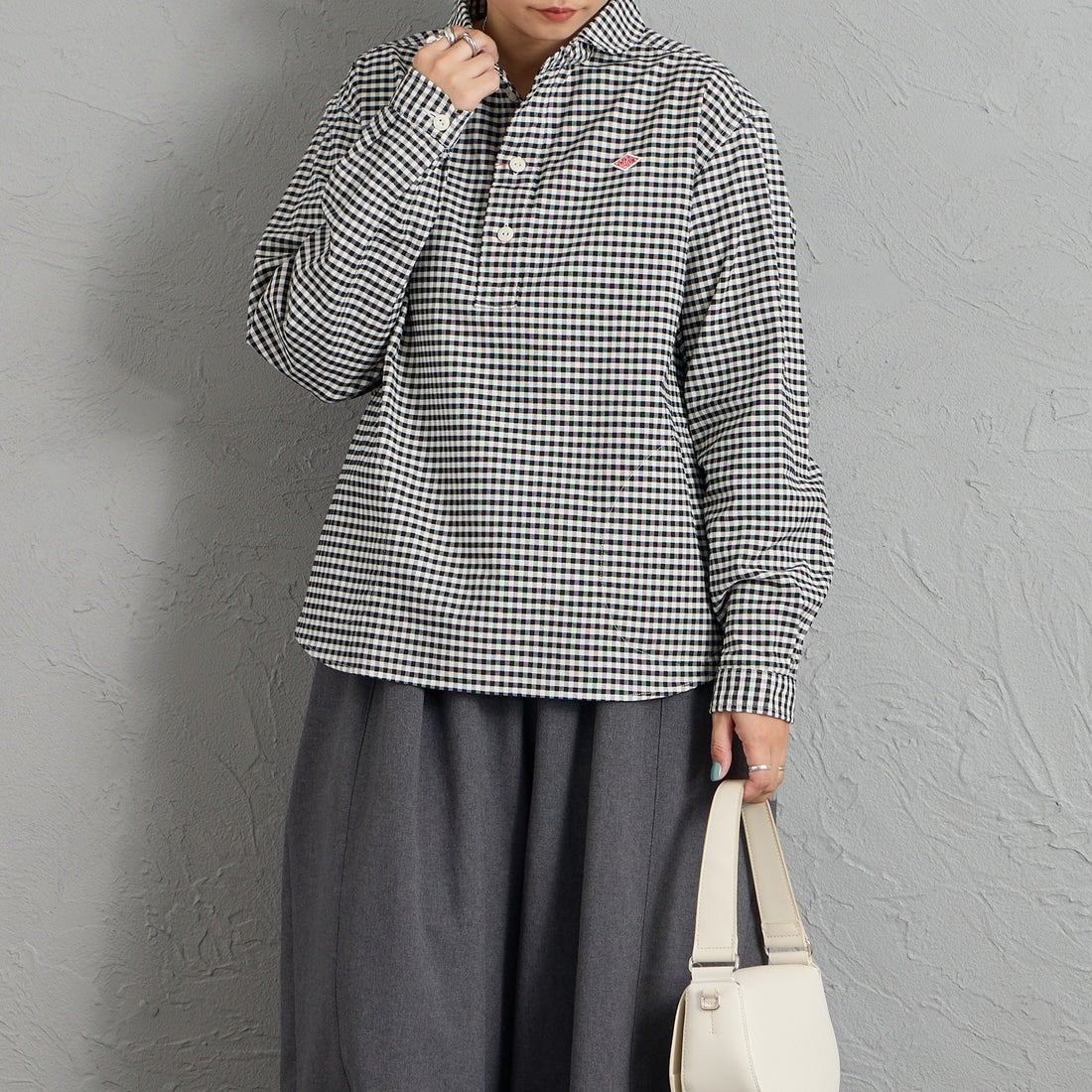 BLK/ECR GN&&モデル身長：156cm 着用サイズ：36&&