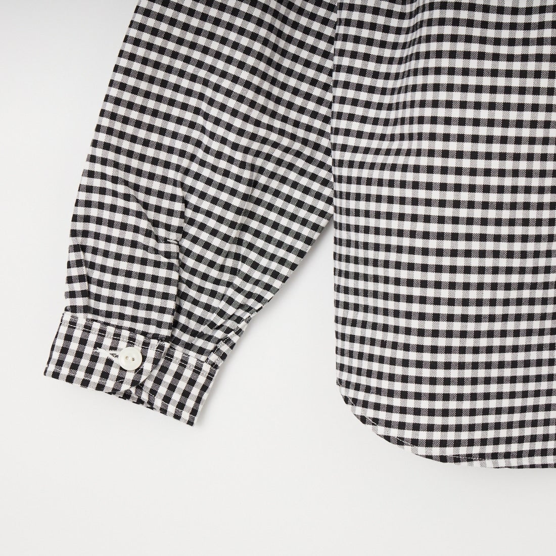 DANTON [ダントン] ラウンドカラー オックスフォードシャツ [DT-B0281OXP] BLK/WHT GN