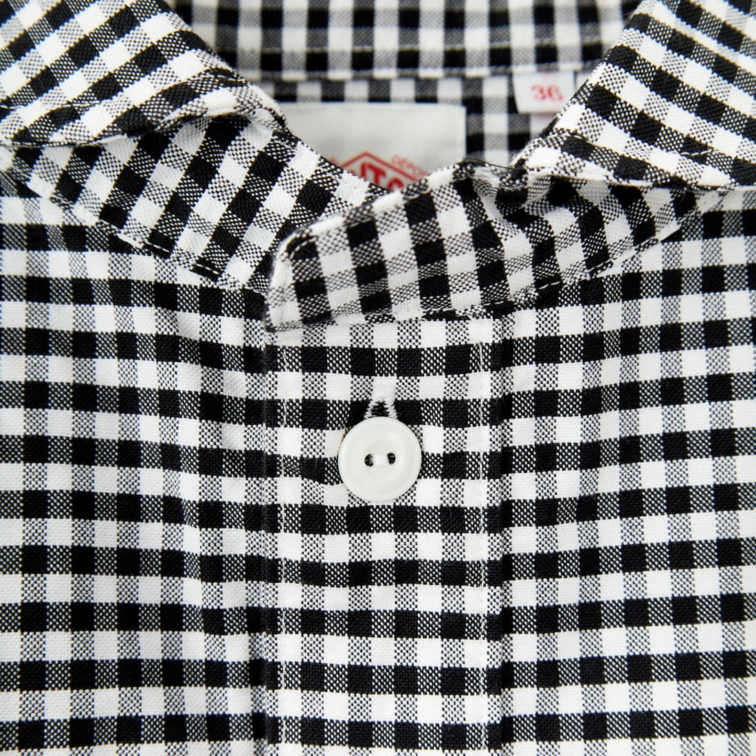 DANTON [ダントン] ラウンドカラー オックスフォードシャツ [DT-B0281OXP] BLK/ECR GN