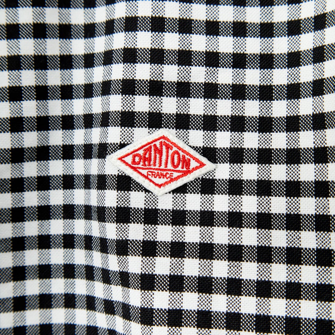 DANTON [ダントン] ラウンドカラー オックスフォードシャツ [DT-B0281OXP] BLK/ECR GN
