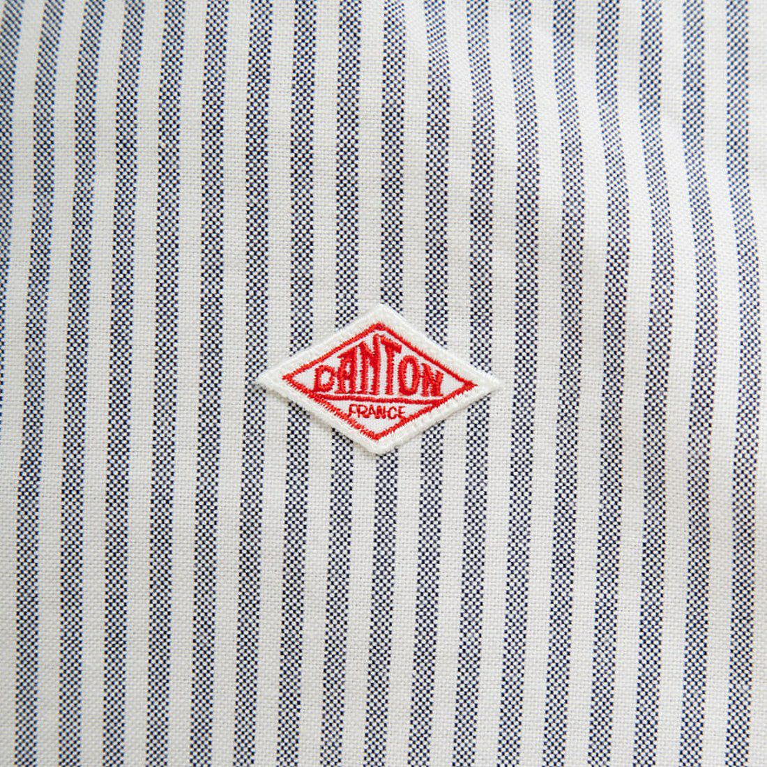 DANTON [ダントン] ラウンドカラー オックスフォードシャツ [DT-B0281OXP] NVY/ECR ST