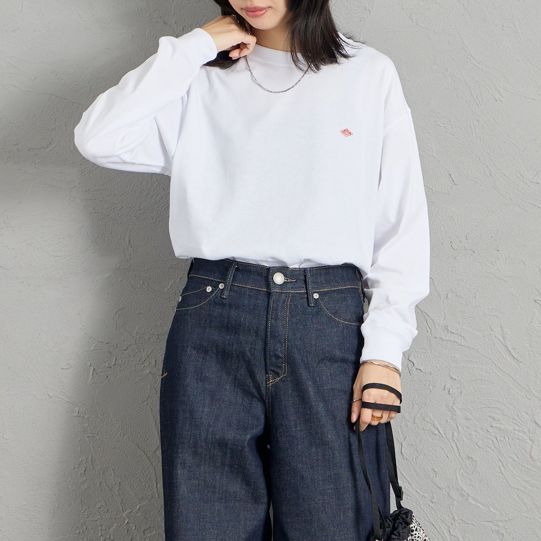 WHITE&&モデル身長：162cm 着用サイズ：S&&