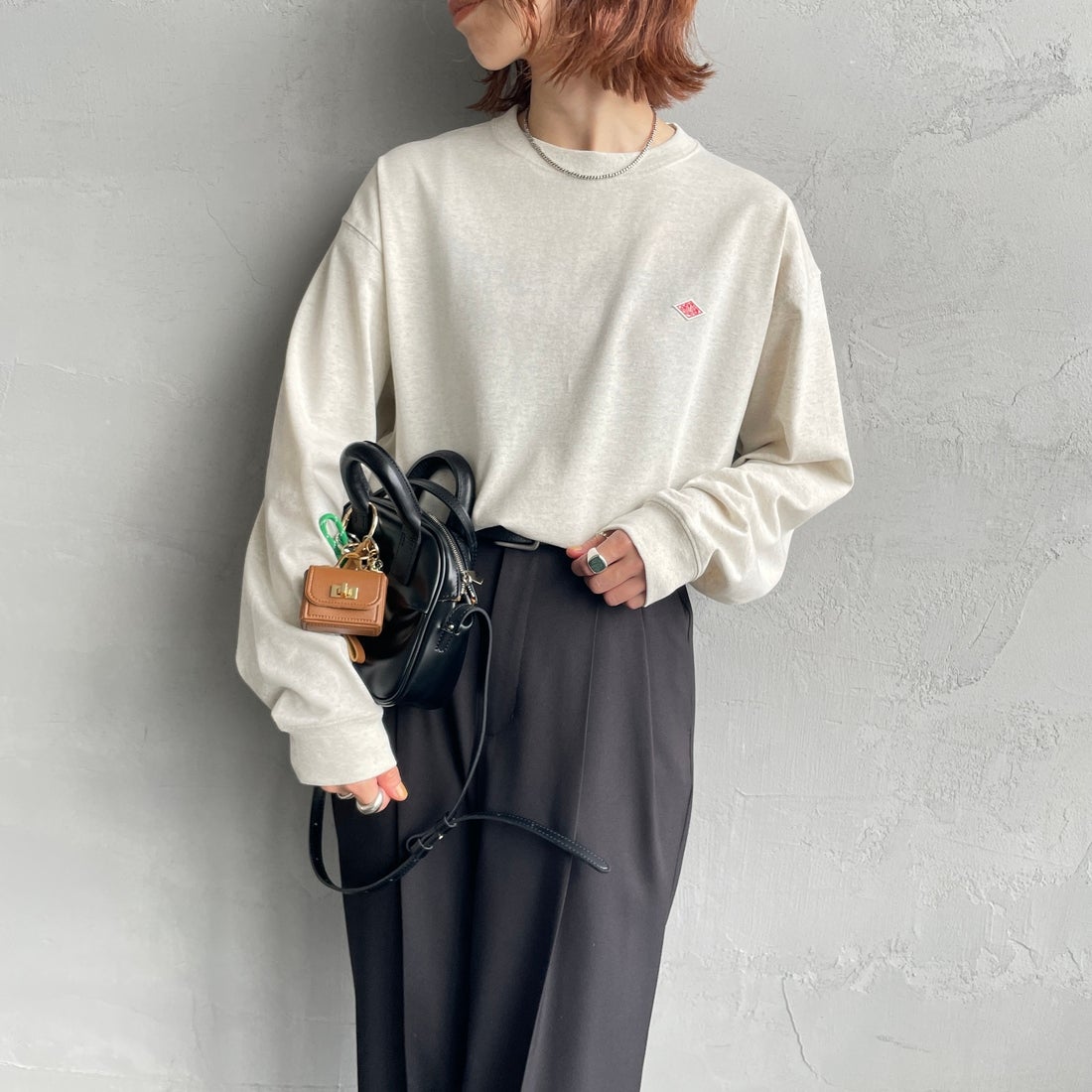 DANTON [ダントン] ソリッド ロングスリーブTシャツ [DT-C0269TCB