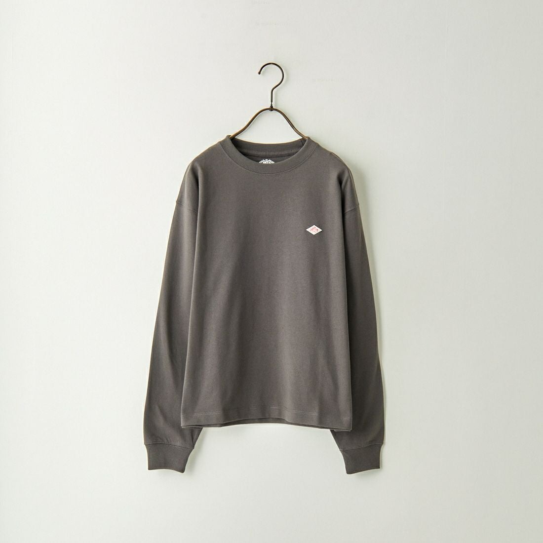 DANTON [ダントン] ソリッド ロングスリーブTシャツ [DT-C0269TCB] COAL GREY