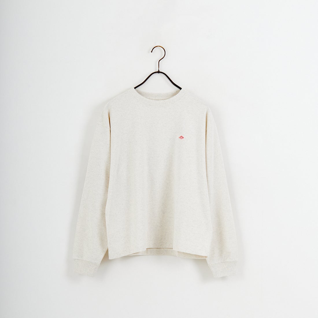 DANTON [ダントン] ソリッド ロングスリーブTシャツ [DT-C0269TCB] H.IVORY