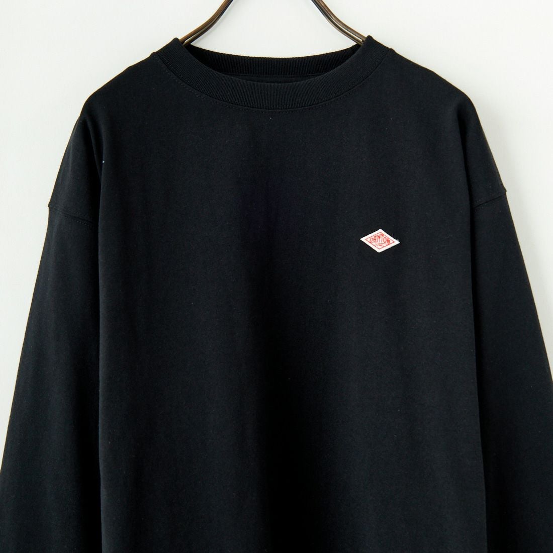 DANTON [ダントン] ソリッド ロングスリーブTシャツ [DT-C0269TCB] BLACK