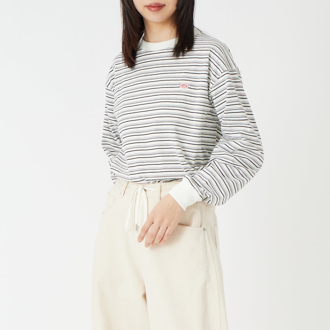 DANTON [ダントン] ボーダー ロングスリーブTシャツ [DT-C0269TCB