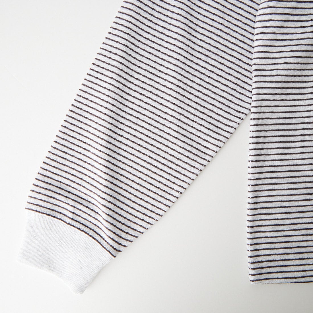 DANTON [ダントン] ボーダー ロングスリーブTシャツ [DT-C0269TCB] H.WH/CHARC
