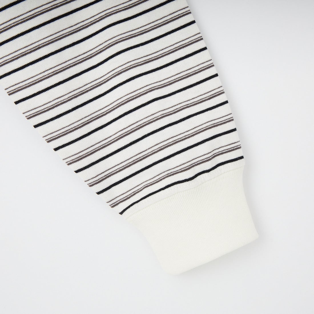 DANTON [ダントン] ボーダー ロングスリーブTシャツ [DT-C0269TCB] ECR/BLK ML