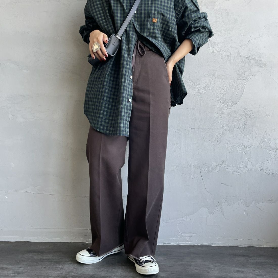 DB DARK BR&&モデル身長：156cm 着用サイズ：S&&