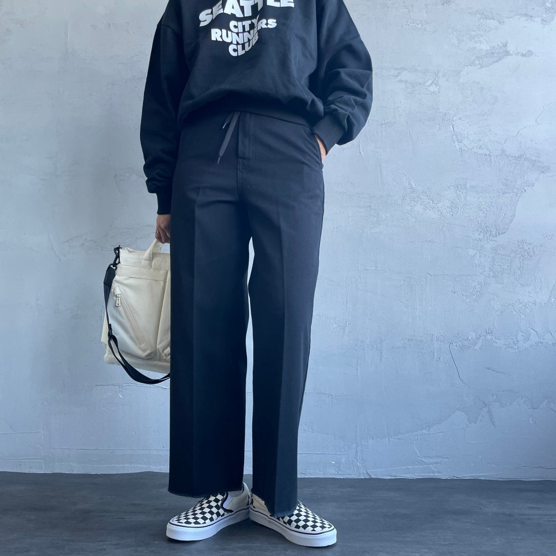 BK BLACK&&モデル身長：163cm 着用サイズ：S&&