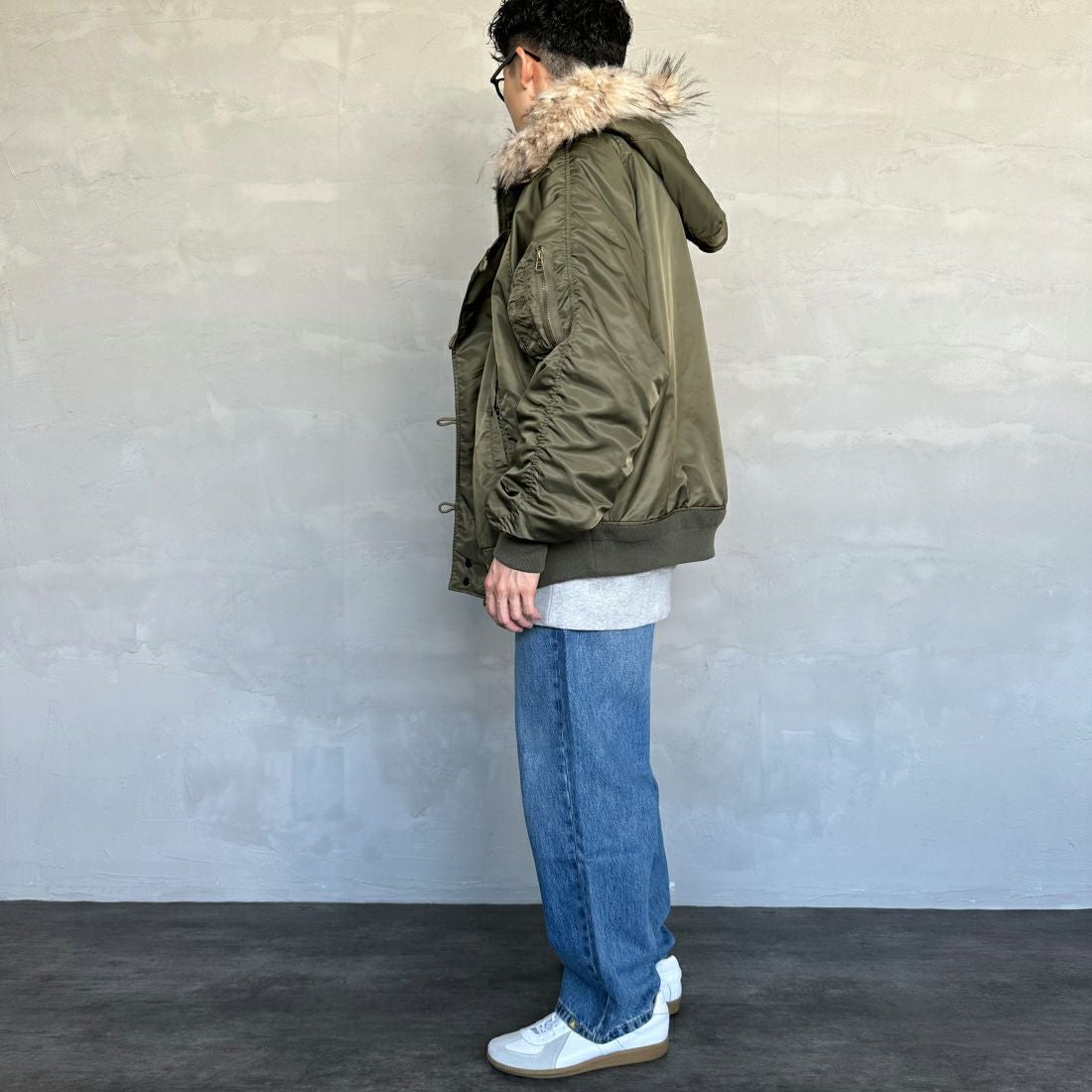 MILITARY [ミリタリー] 別注 N-2B オーバーサイズフライトジャケット